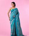 Emerald Elegance Banarasi Saree